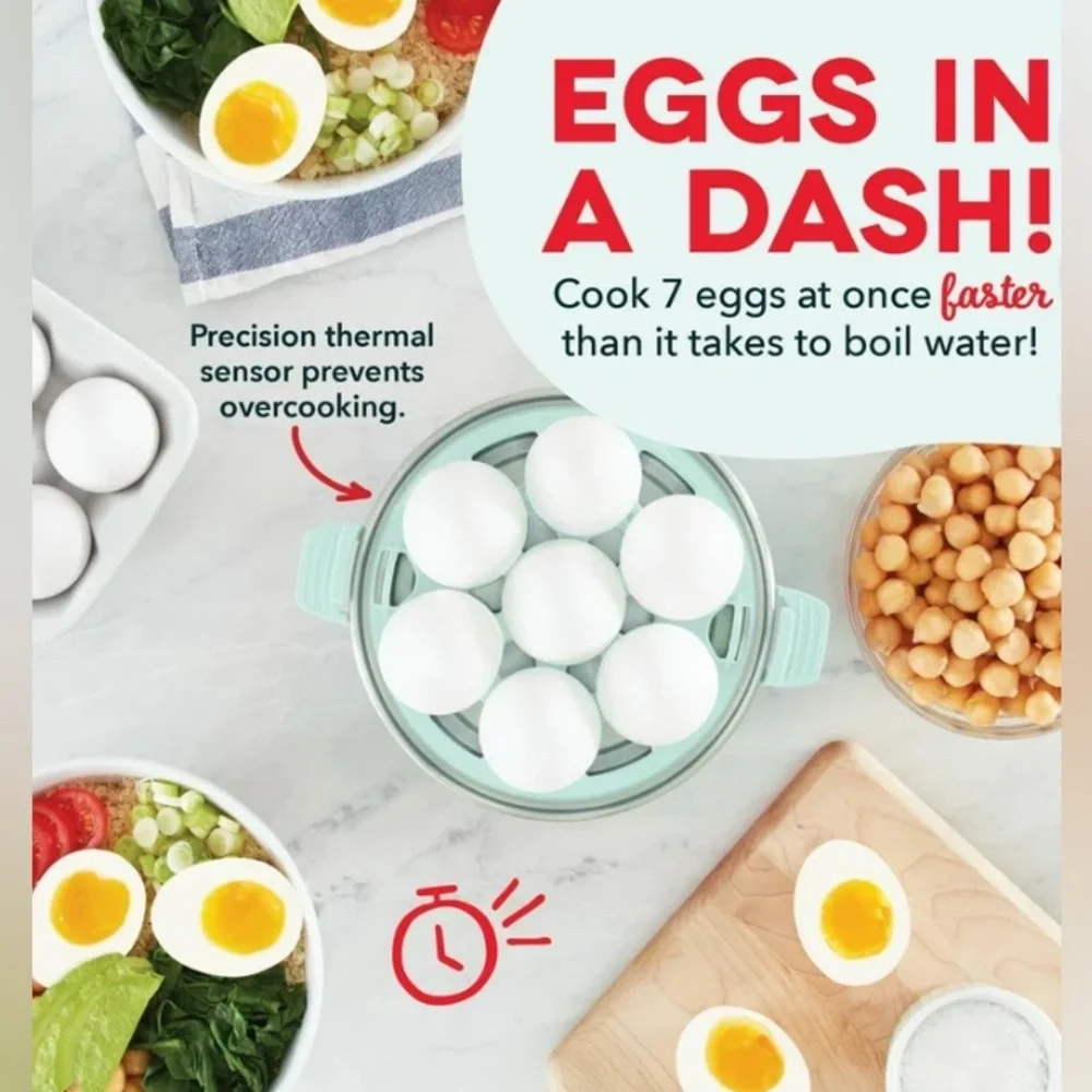 DASH RAPID EGG-COOKER- CUISINART KITCHEN MAT-WITH KITCHEN UTENSILS - Picture 5 of 16